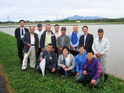 広井で集合写真